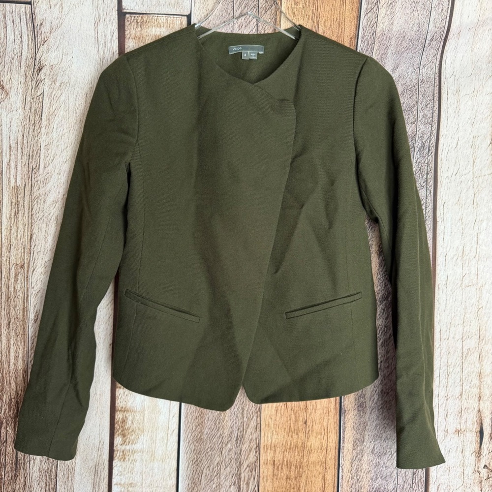 Vince Olive Green Tailored Blazer